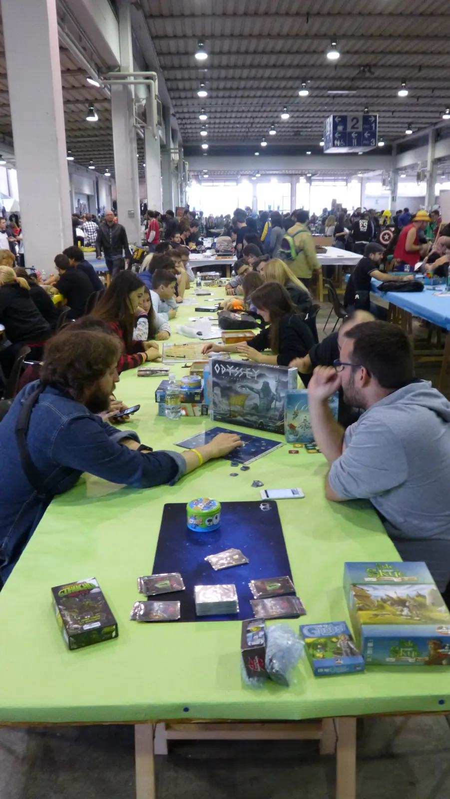 Tavolo di giocatori durante un evento